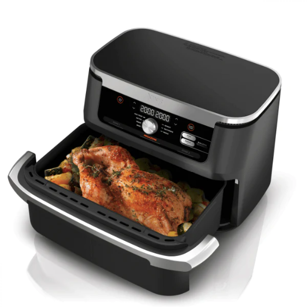 Ninja Foodi Flexdrawer Dual Mega Zone 10.4L Air Fryer Cooker | AF500UK